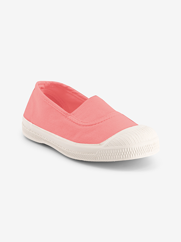 chico elástico de tenis rosa suave