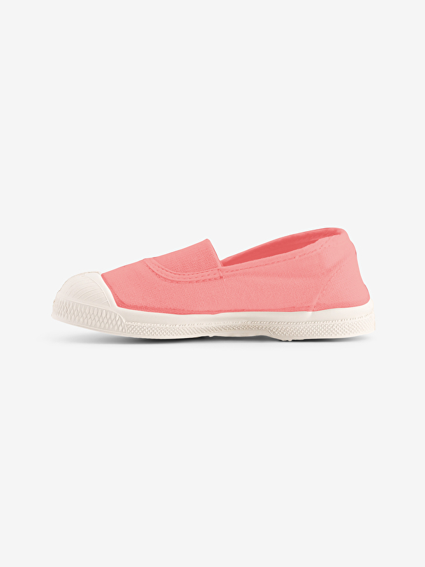 chico elástico de tenis rosa suave