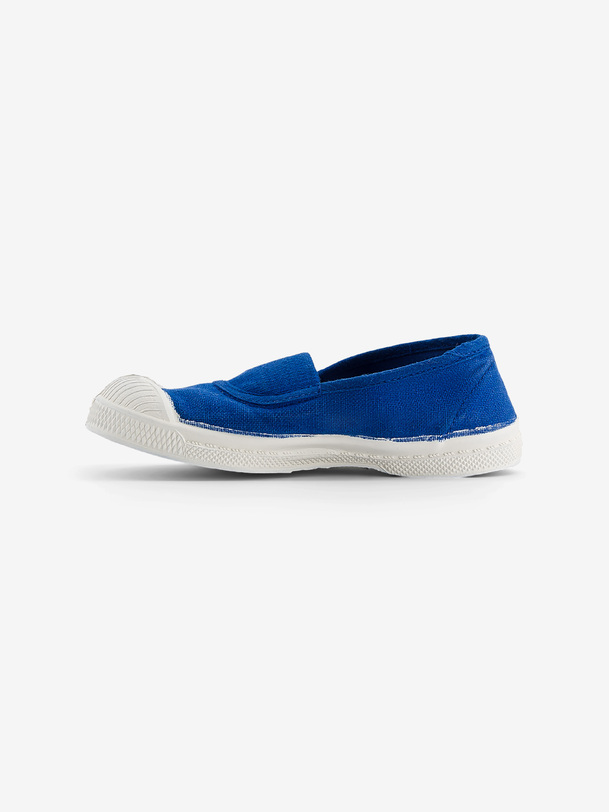 los niños elástica de tenis de color azul brillante