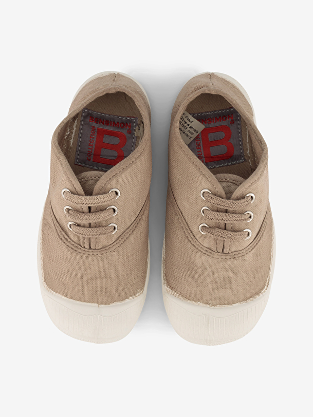 los niños cordones de tenis shell