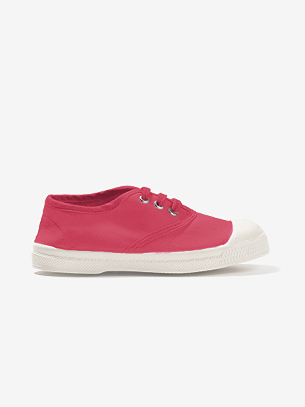 los niños cordones de tenis blush