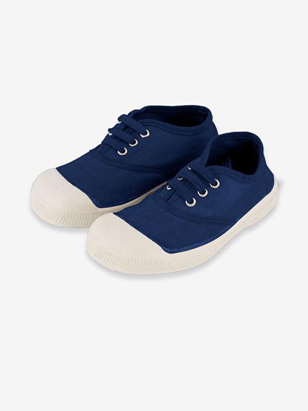 los niños cordones de tenis indigo