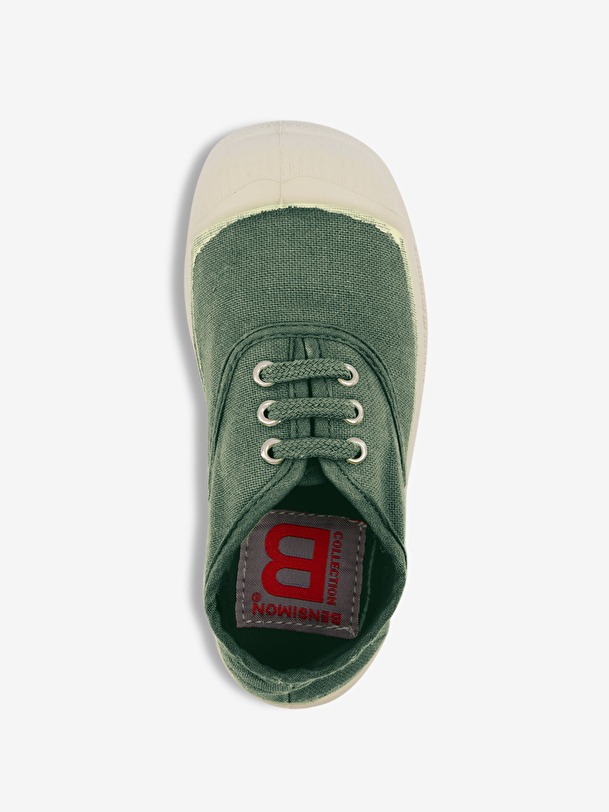 los niños cordones de tenis matcha