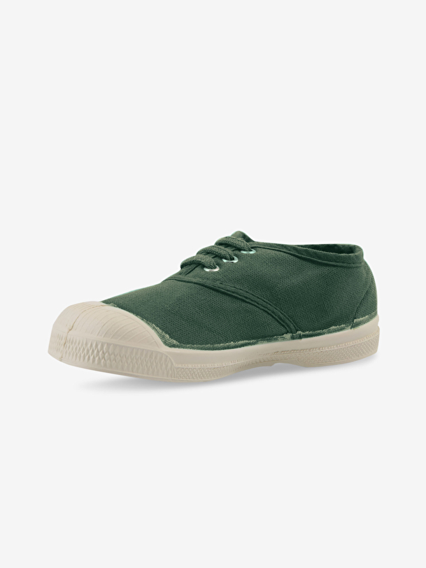 los niños cordones de tenis matcha