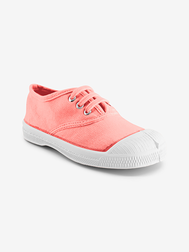 kid cordones de los tenis rosa suave