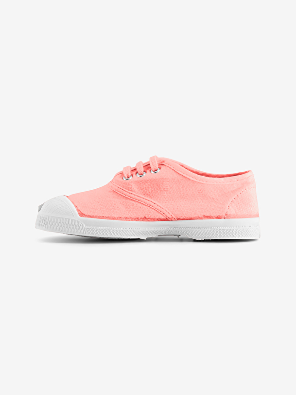 kid cordones de los tenis rosa suave