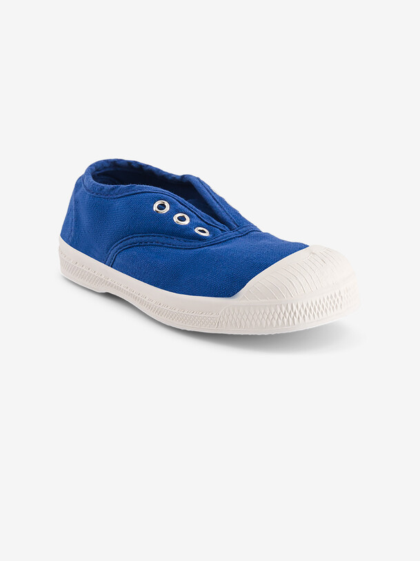 los niños elly tenis de color azul brillante