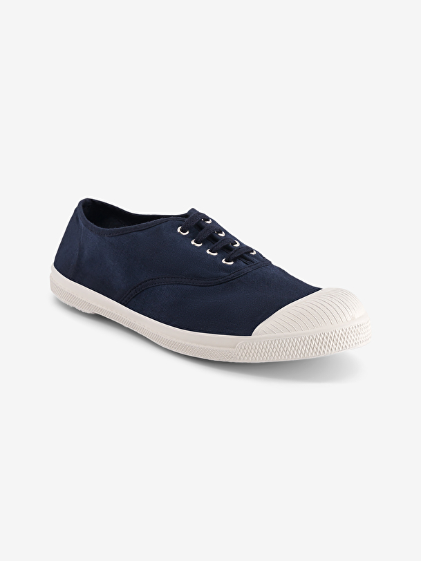 el tenis de los hombres cordones marino