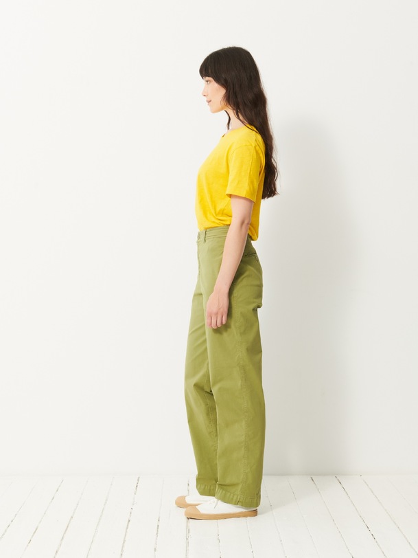 pantalones de chino de oliva