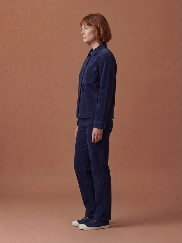 marius pantalones bleu nuit