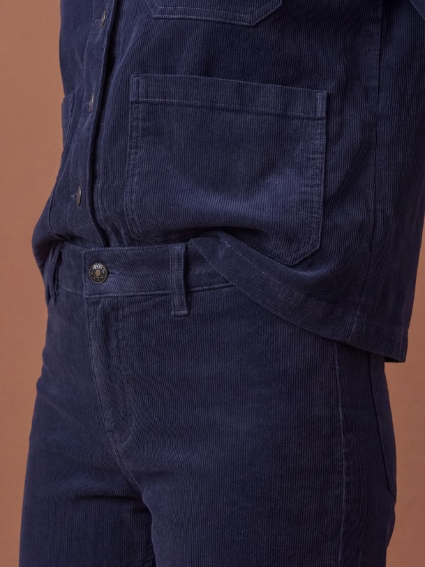 marius pantalones bleu nuit