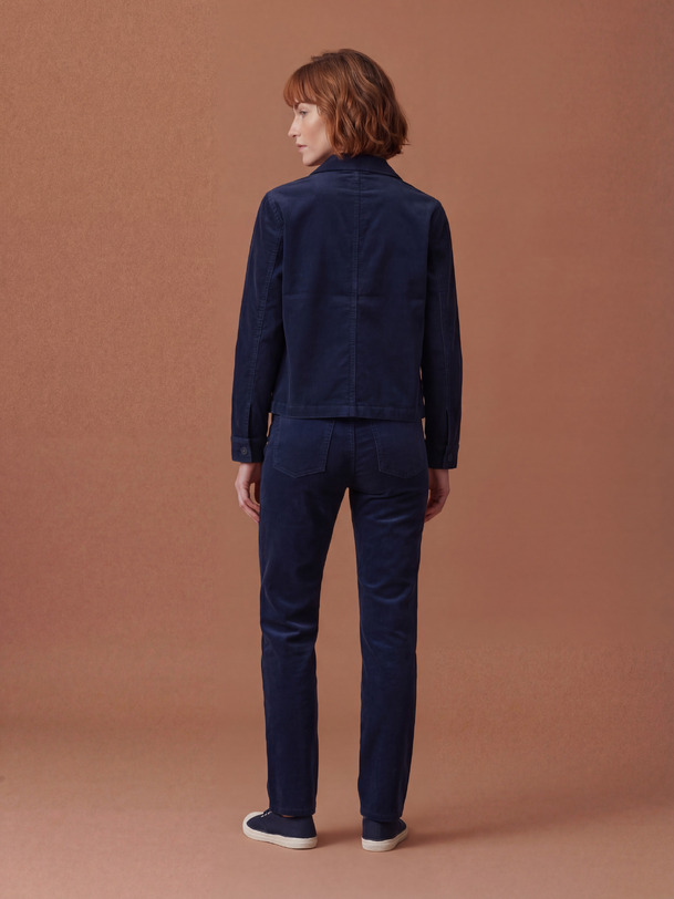 marius pantalones bleu nuit