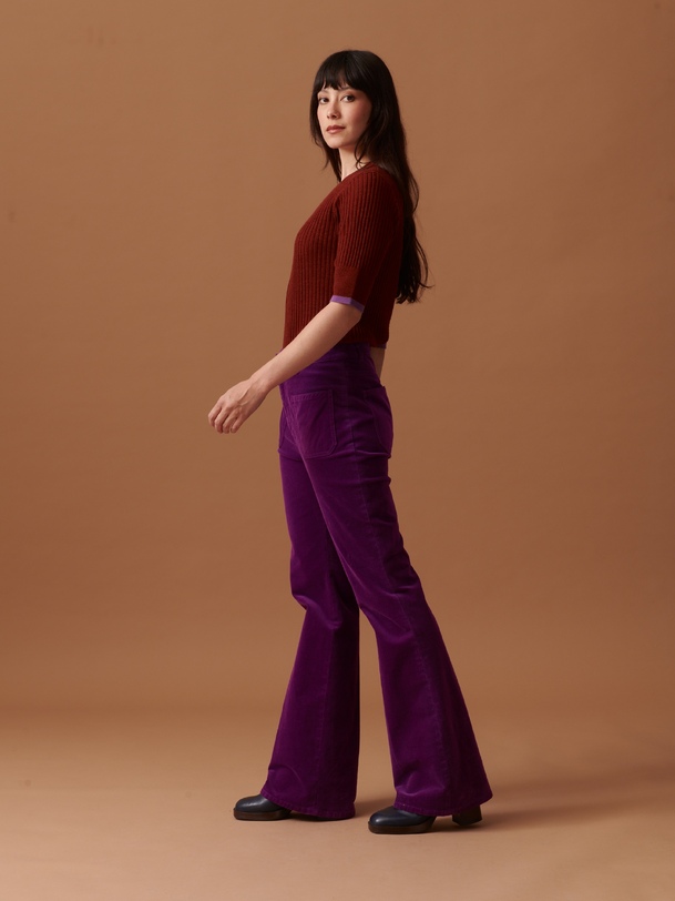olivio pantalones de ciruela
