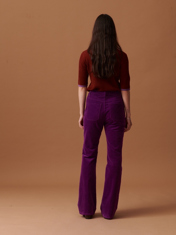 olivio pantalones de ciruela