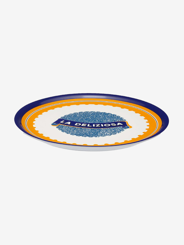 pizza de la placa de la deliziosa - bitossi naranja