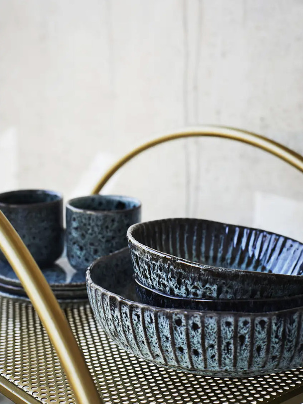 assiette de gres t.s - mme stoltz azul