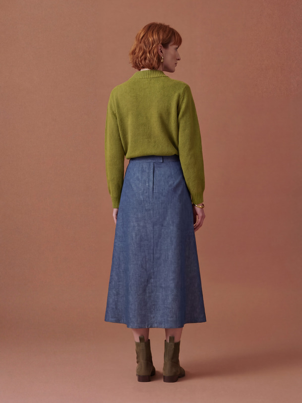 cardigan oria de color caqui