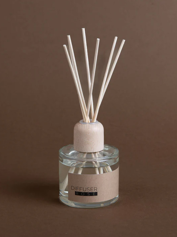 diffuseur rosa 100ml - la munio transparente