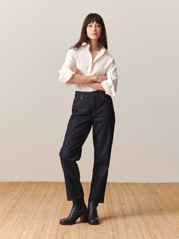 noemie ml camisa de color crudo