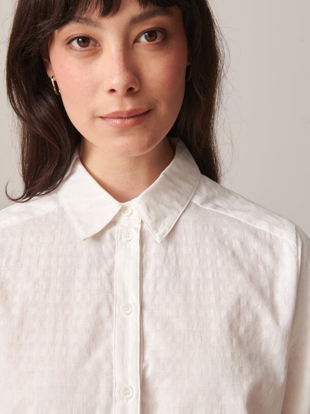 noemie ml camisa de color crudo