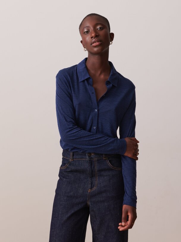 cylena camiseta bleu nuit