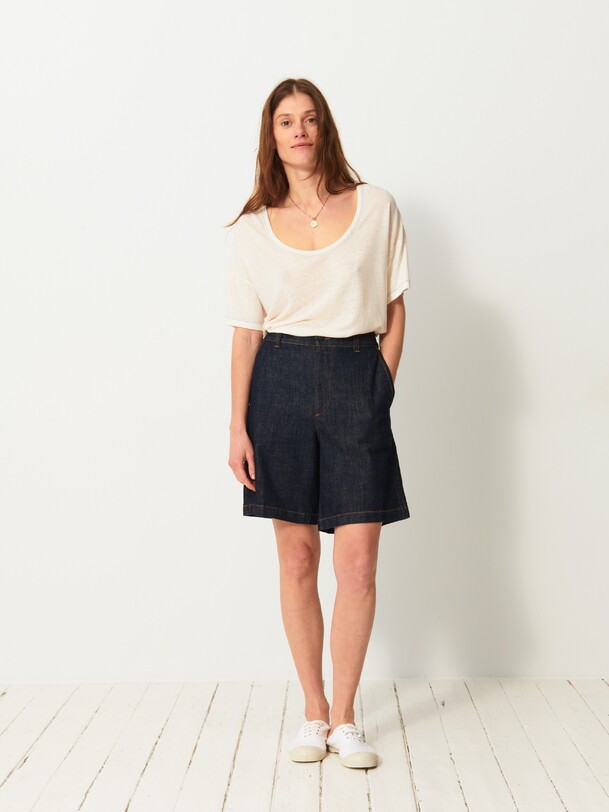 livio pantalones cortos de jean