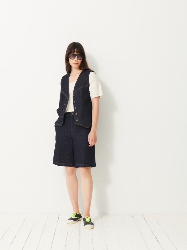 livio pantalones cortos de jean
