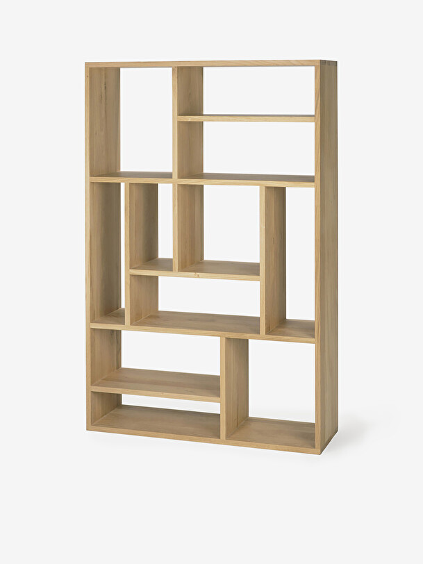 etagere m pequeño 90x30x139 de luz de roble