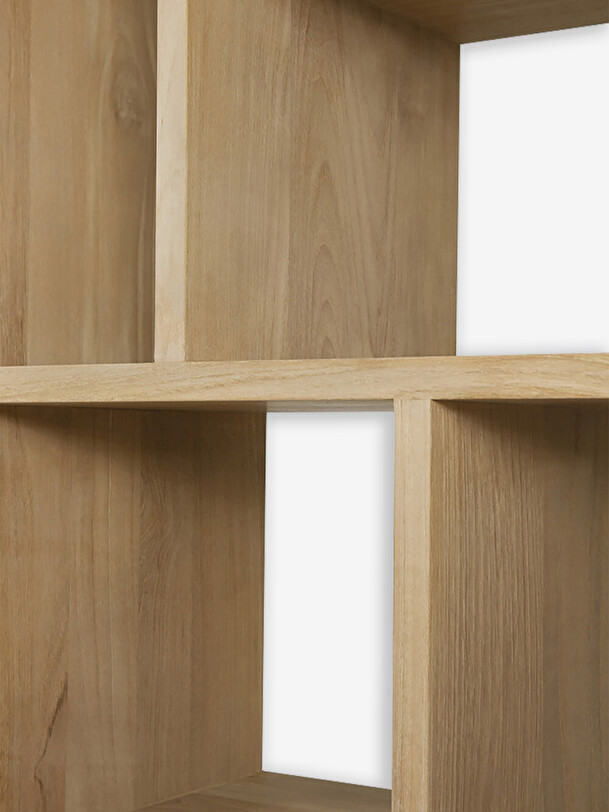 etagere m pequeño 90x30x139 de luz de roble