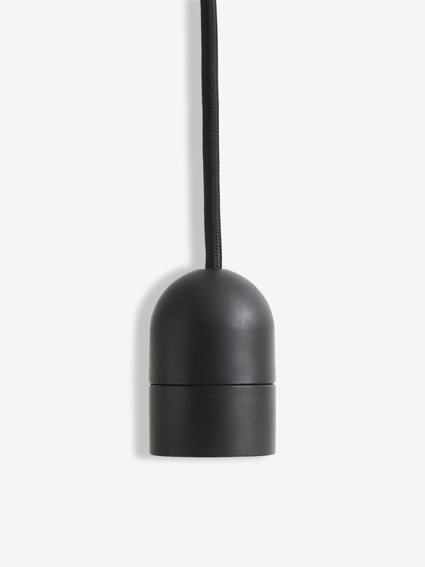 suspensión cÂble de papel sombra noir - heno negro