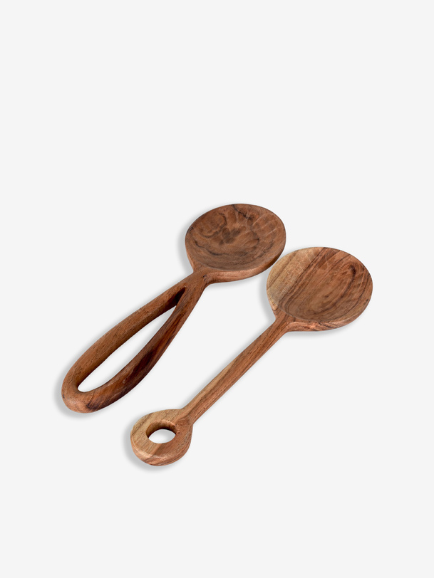 cubierto una ensalada marteles en bois - opjet natural