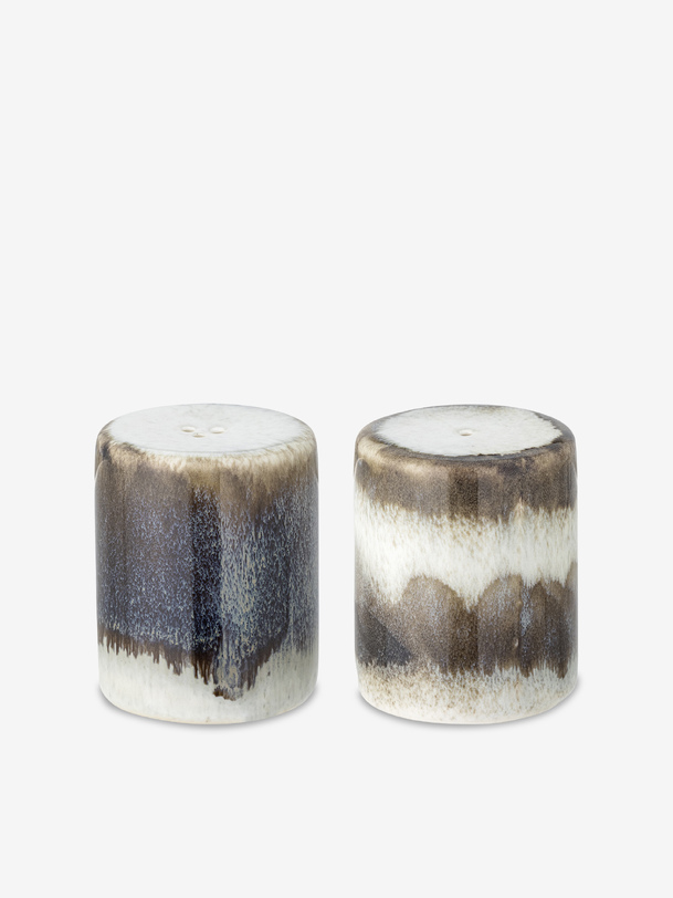conjunto de poivre et sel céramique - bloomingville gris