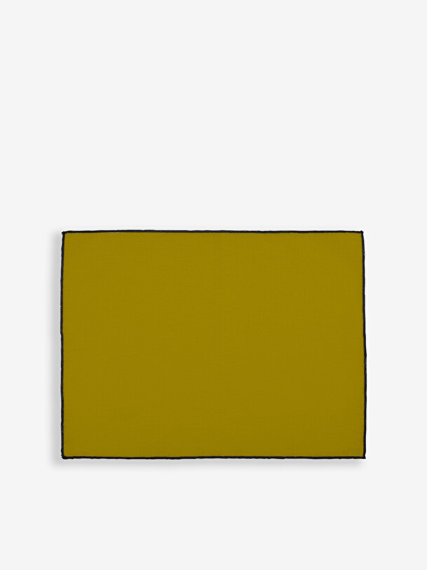 azafrán recubierto de ropa de mesa de 35x48 azafrán