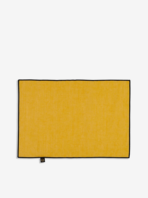 azafrán recubierto de ropa de mesa de 35x48 azafrán