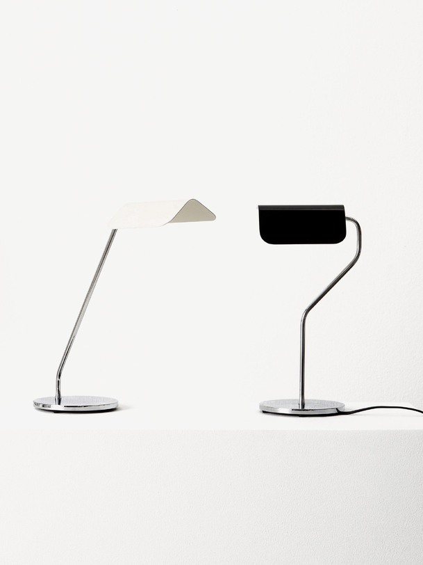 lámpara de mesa de apex blanc - heno blanco
