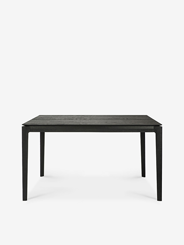 la extensión de roble bok mesa negra - l140220 cm negro