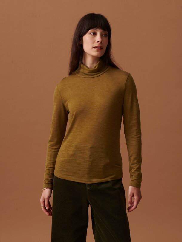elwire t-shirt de color caqui