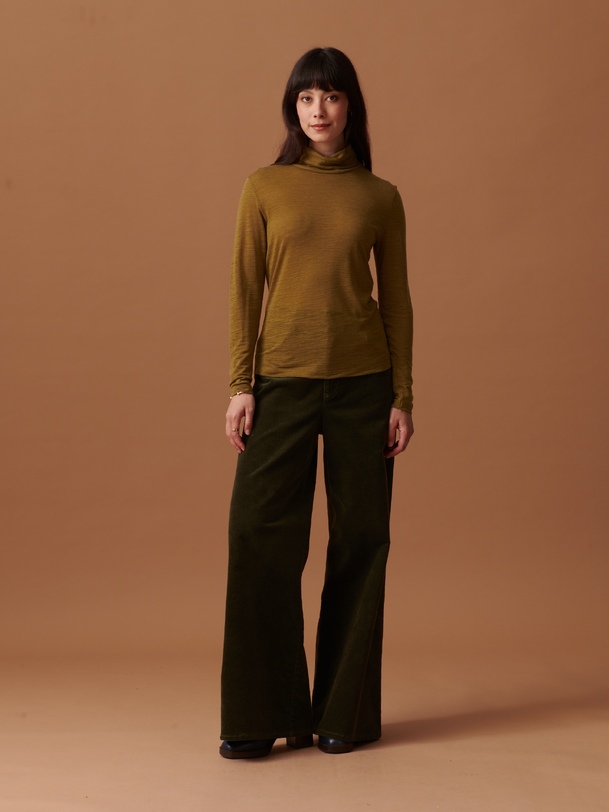 elwire t-shirt de color caqui