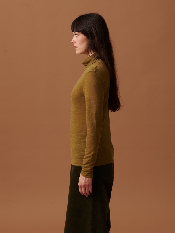 elwire t-shirt de color caqui