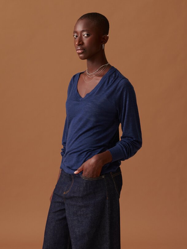 harris camiseta bleu nuit