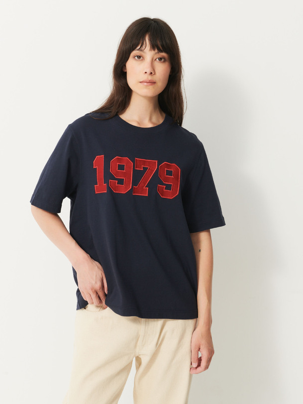 t-shirt de narbona marino