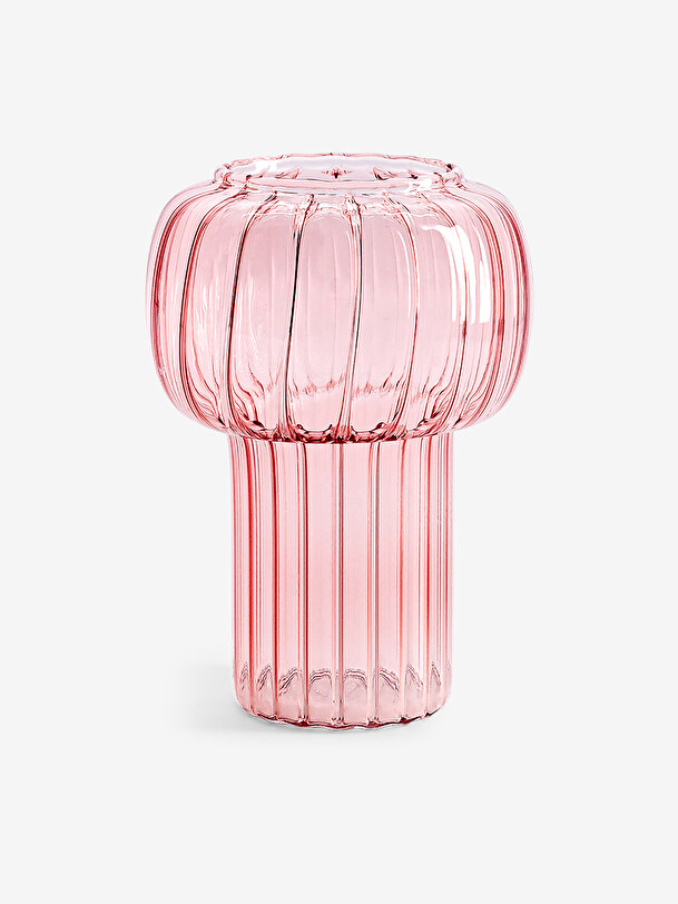 florero de giro s rosa d9.5 h13 rosa