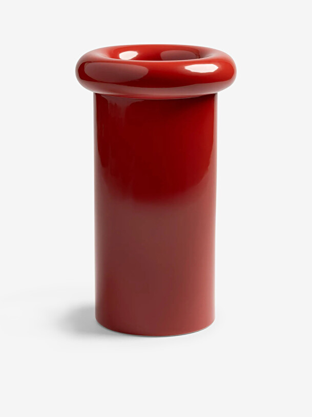 jarrón turbante rouge rojo