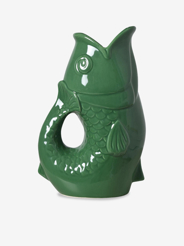 jarrón de poisson kaki - opjet de color caqui