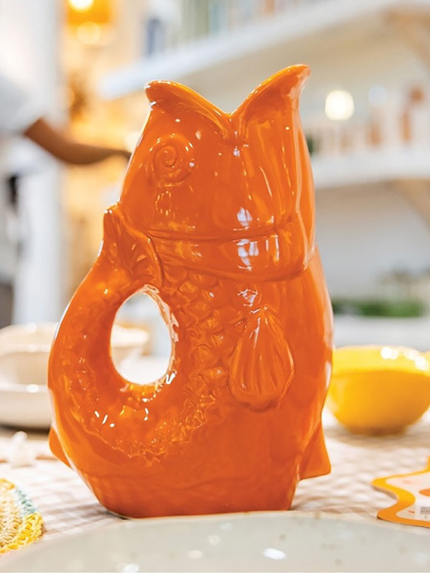 jarrón de poisson naranja - opjet naranja