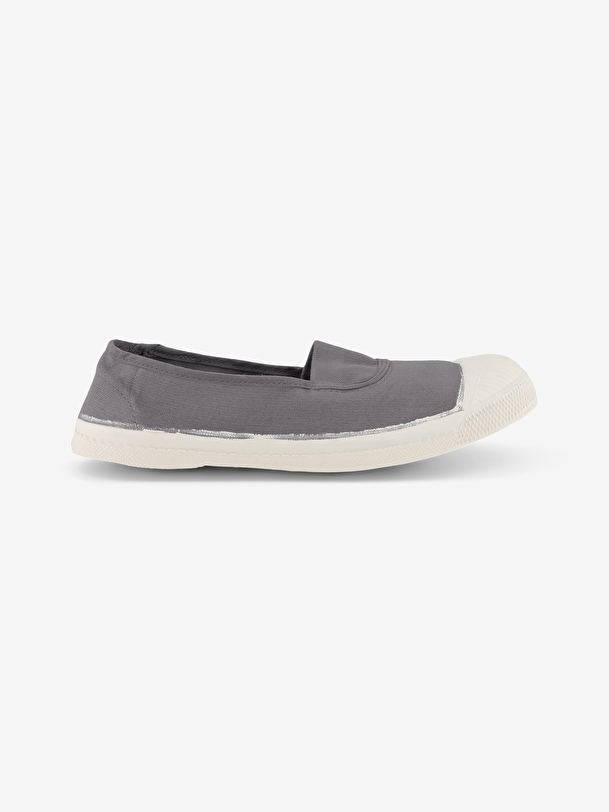 tenis un elástico mujer gris