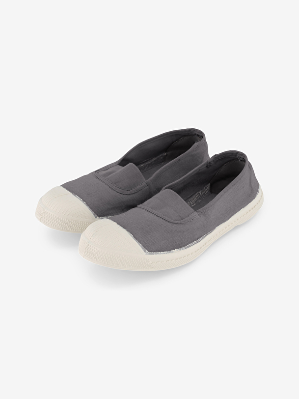 tenis un elástico mujer gris
