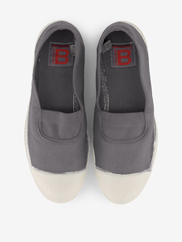 tenis un elástico mujer gris