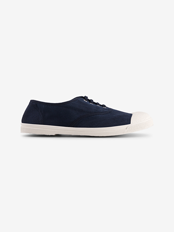 tenis de mujer cordones marino