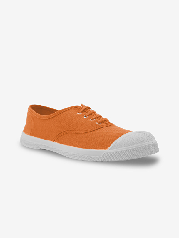 mujer de encaje-up de tenis de coral